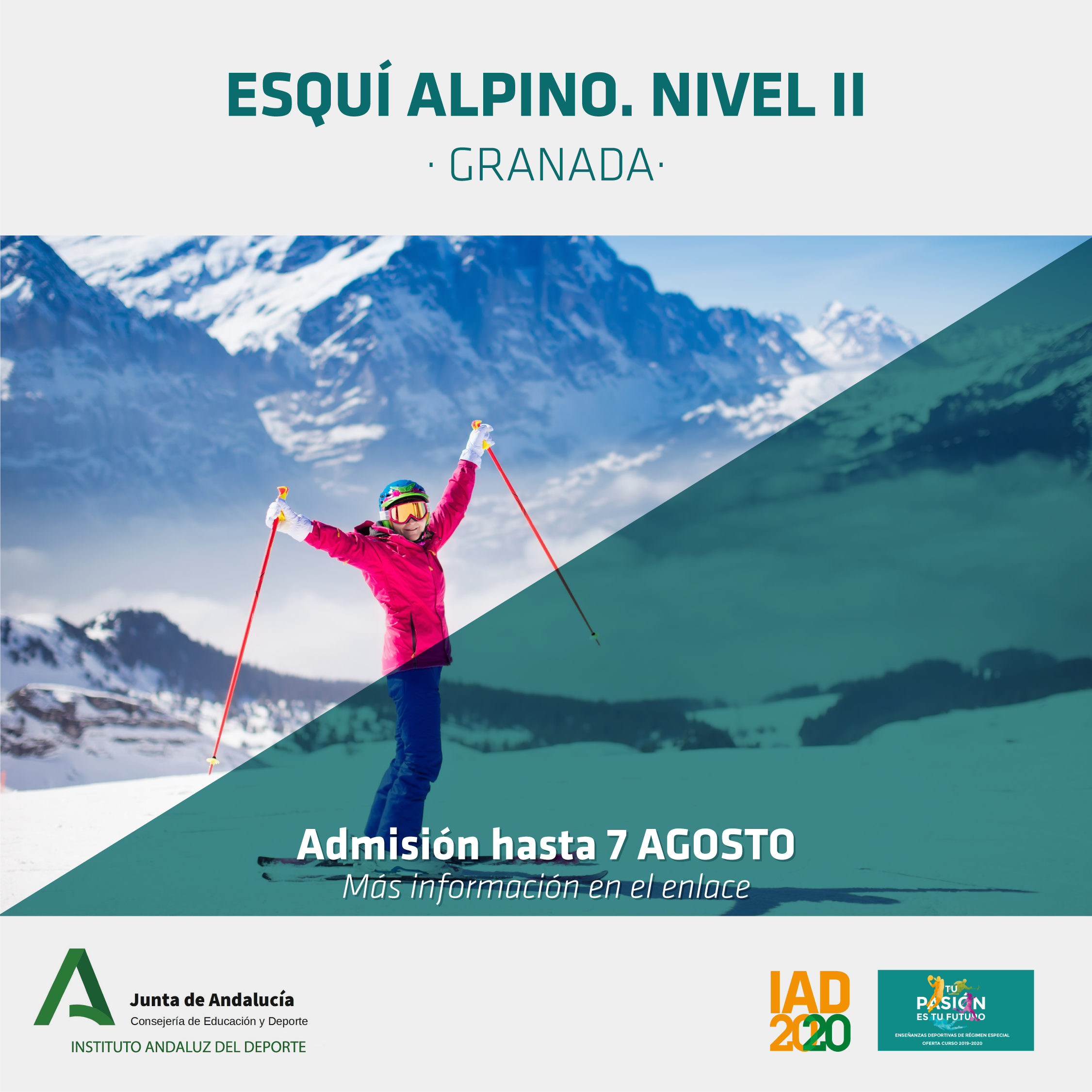 Continúa tu formación en Esquí Alpino con el Curso de Técnico Deportivo Nivel II