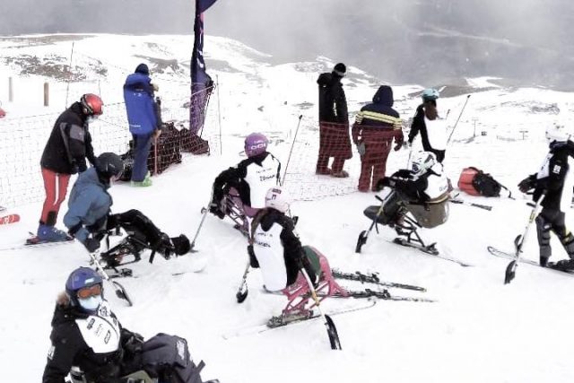 El pasado fin de semana, la inclusión fue la protagonista en esquí alpino  en Sierra Nevada, con tres competiciones Nacionales.