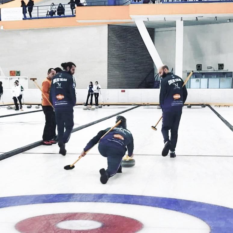 Fase final de la Liga Española de Curling RFEDH en Jaca.